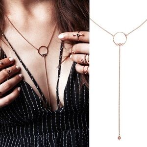 Luv AJ Full Bloom Lariat Necklace